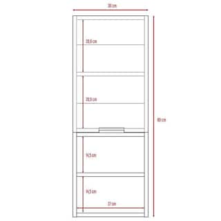 Foto 7 | Mueble Esquinero con Gabinete para Baño Blancos 2 Piezas