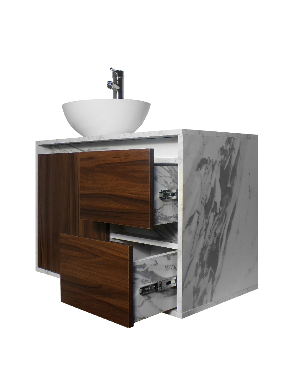 Foto 9 pulgar | Gabinete Para Baño Calypso Ovalin Y Llave Minimalista, Gabinete Flotante Para Lavabo