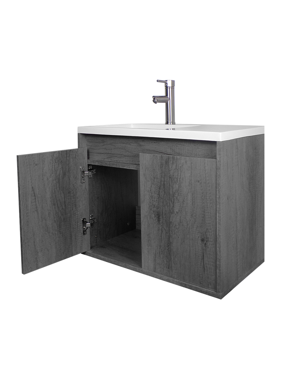 Foto 6 pulgar | Gabinete De Baño Rodrigo Con Lavabo Minimalista Con Llave