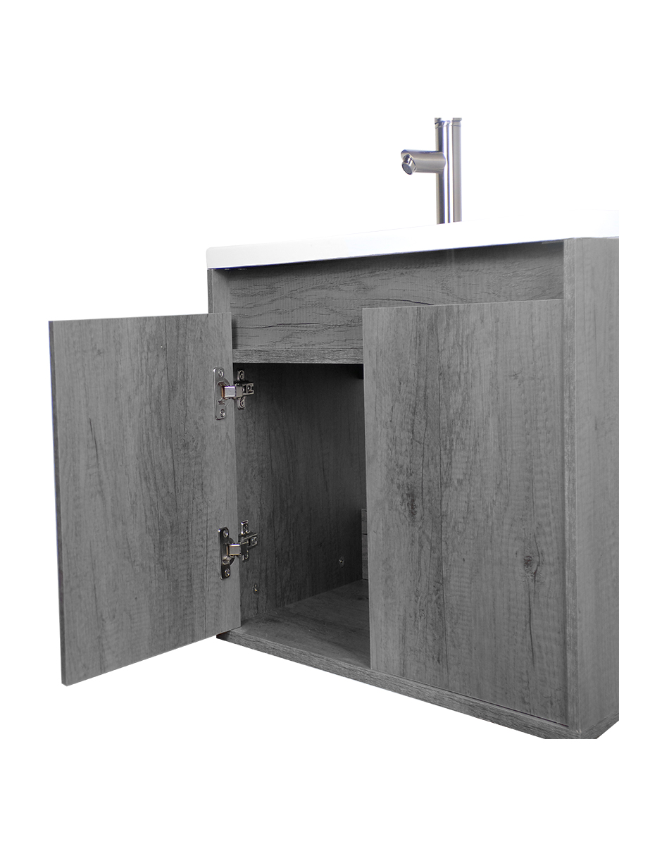 Foto 8 pulgar | Gabinete De Baño Rodrigo Con Lavabo Minimalista Con Llave