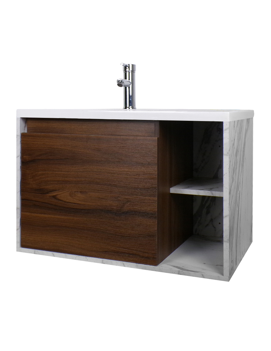 Foto 6 pulgar | Gabinete De Baño Carlo Con Lavabo Y Monomando Minimalista