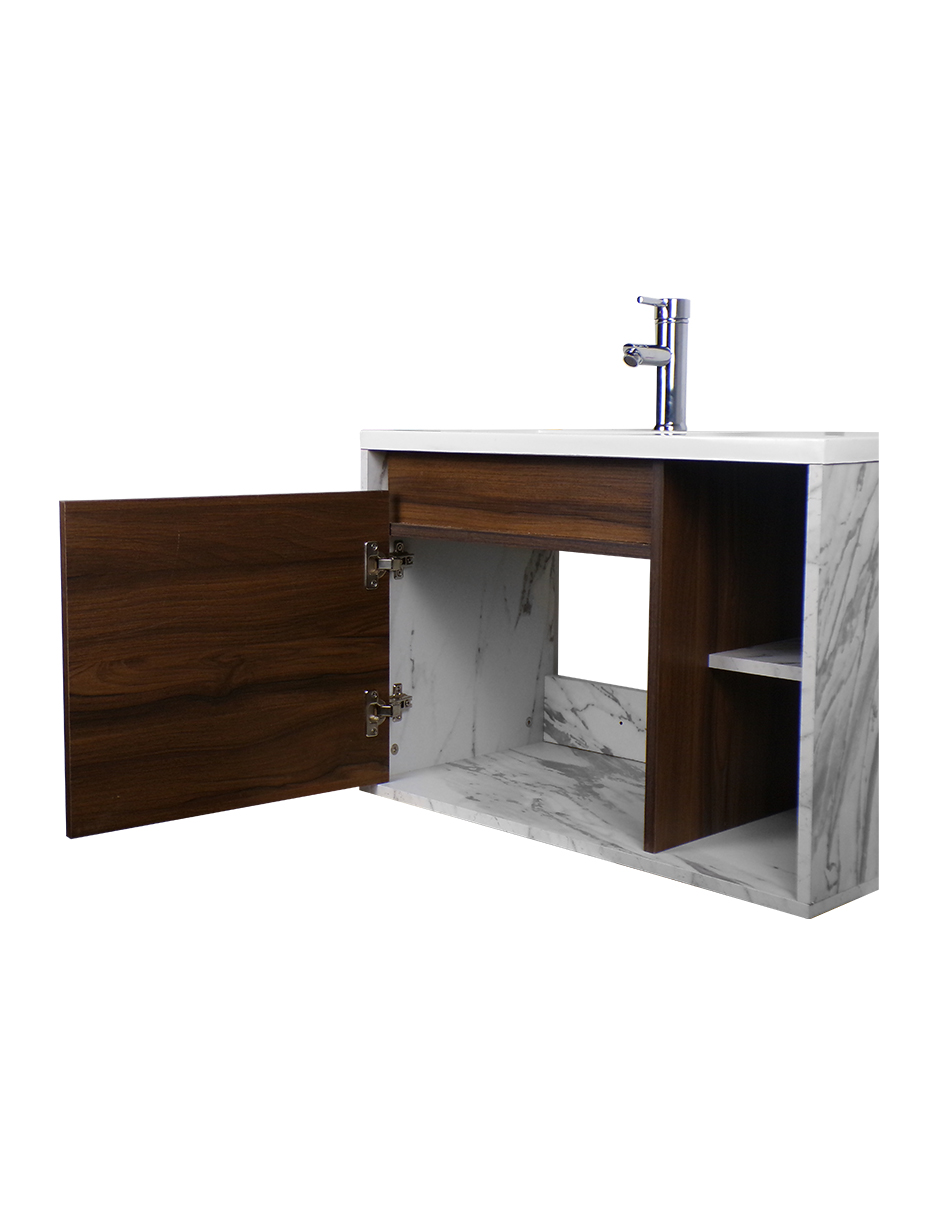 Foto 8 pulgar | Gabinete De Baño Carlo Con Lavabo Y Monomando Minimalista