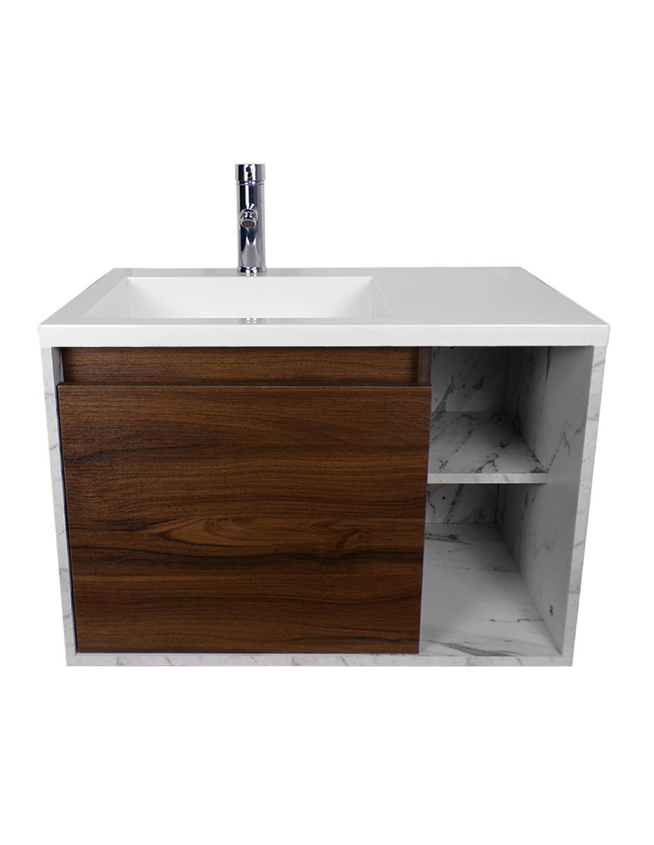 Foto 9 pulgar | Gabinete De Baño Carlo Con Lavabo Y Monomando Minimalista