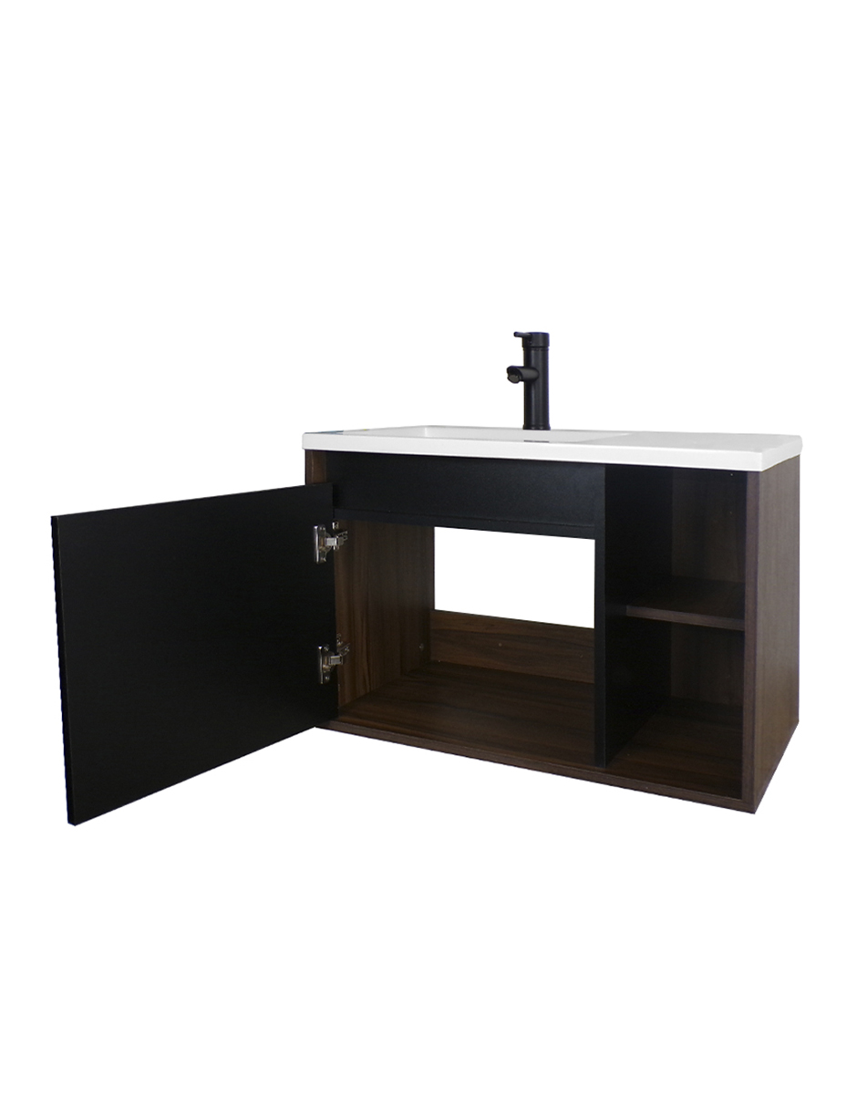 Foto 8 pulgar | Gabinete De Baño Carlo Con Lavabo Y Monomando Minimalista