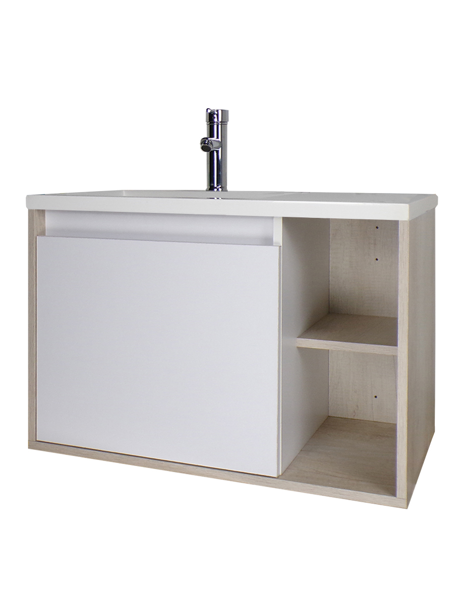 Foto 6 pulgar | Gabinete De Baño Carlo Con Lavabo Y Monomando Minimalista