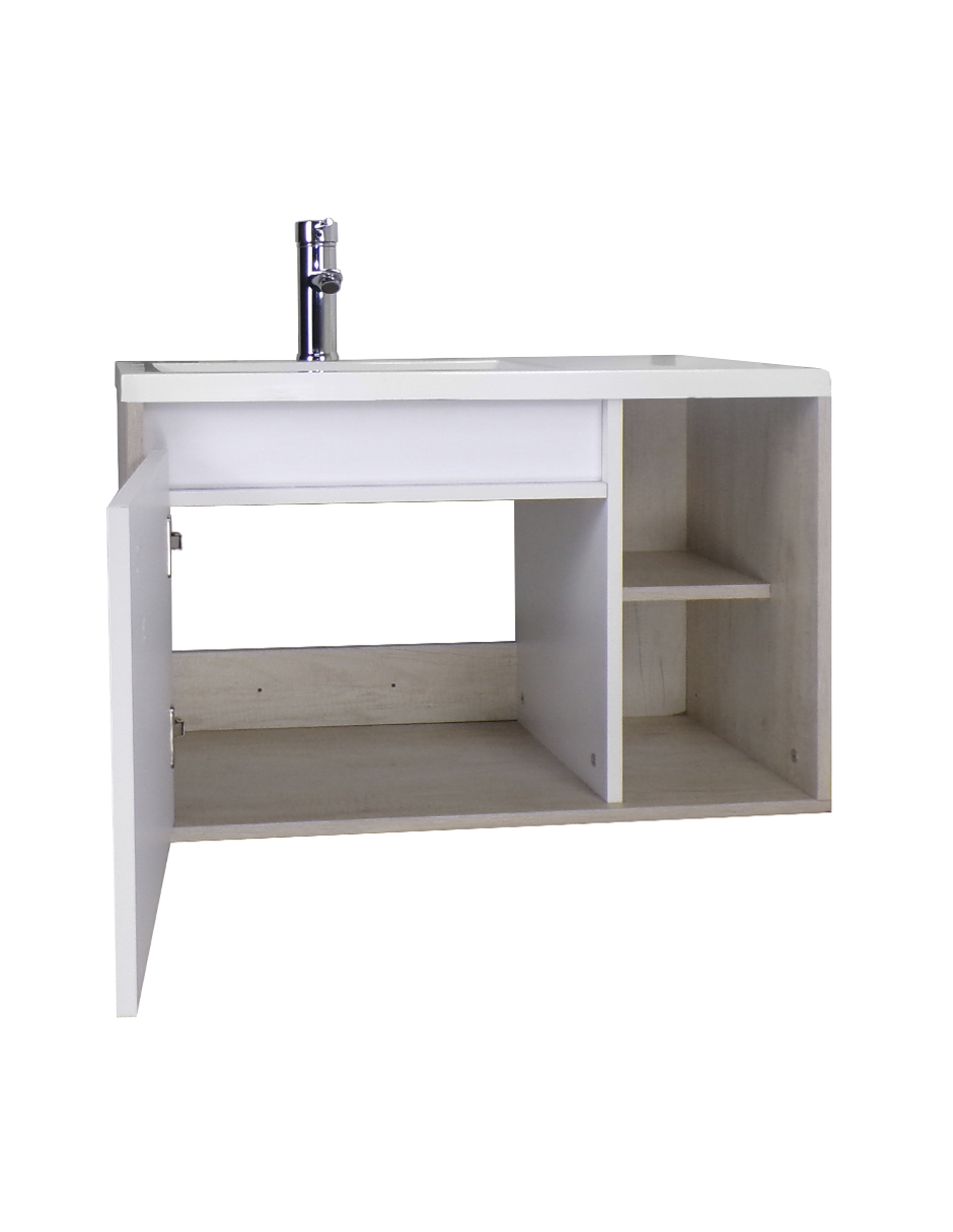 Foto 9 pulgar | Gabinete De Baño Carlo Con Lavabo Y Monomando Minimalista