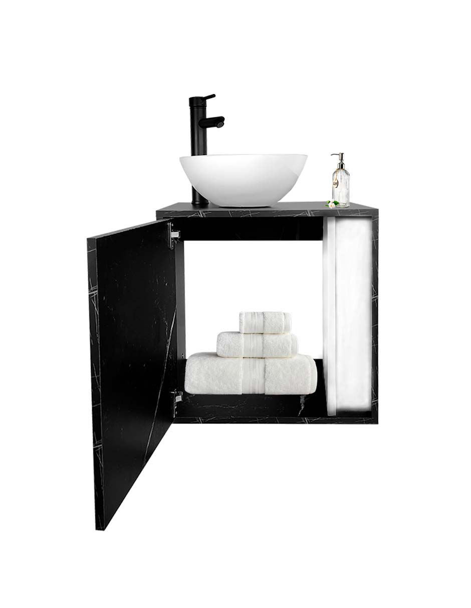 Foto 6 pulgar | Gabinete Para Baño Mia Con Ovalin Y Llave Minimalista