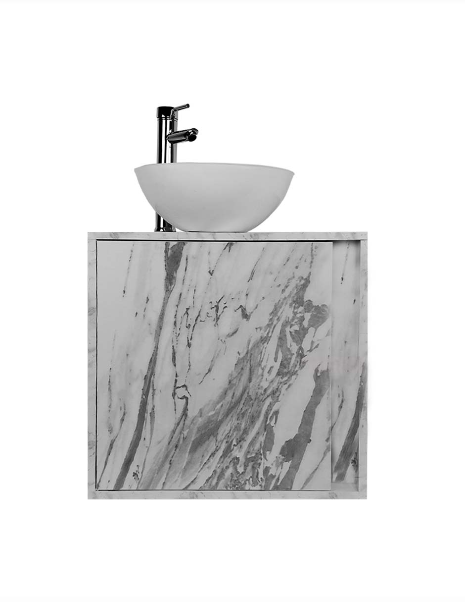 Gabinete Para Baño Mia Con Ovalin Y Llave Minimalista
