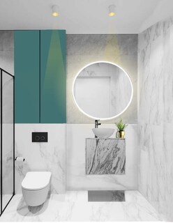 Foto 2 | Gabinete Para Baño Mia Con Ovalin Y Llave Minimalista