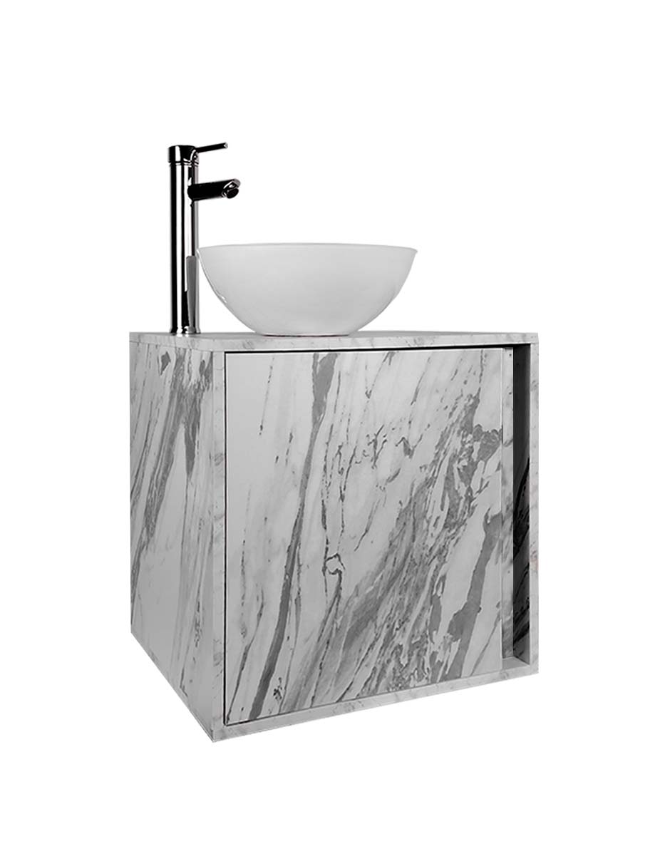 Foto 6 pulgar | Gabinete Para Baño Mia Con Ovalin Y Llave Minimalista