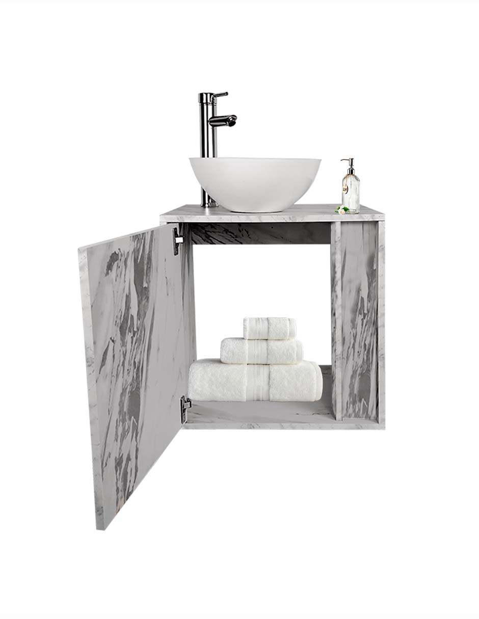 Foto 7 pulgar | Gabinete Para Baño Mia Con Ovalin Y Llave Minimalista