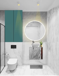 Foto 2 | Gabinete Para Baño Mia Con Ovalin Y Llave Minimalista