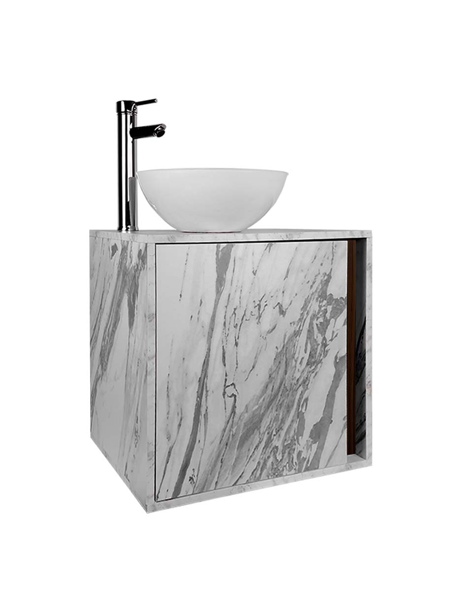 Foto 6 pulgar | Gabinete Para Baño Mia Con Ovalin Y Llave Minimalista