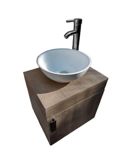 Foto 1 | Kit de Baño Gabiete con Ovalin Mindejal Mkbcomga MDF