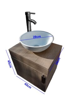 Foto 5 | Kit de Baño Gabiete con Ovalin Mindejal Mkbcomga MDF