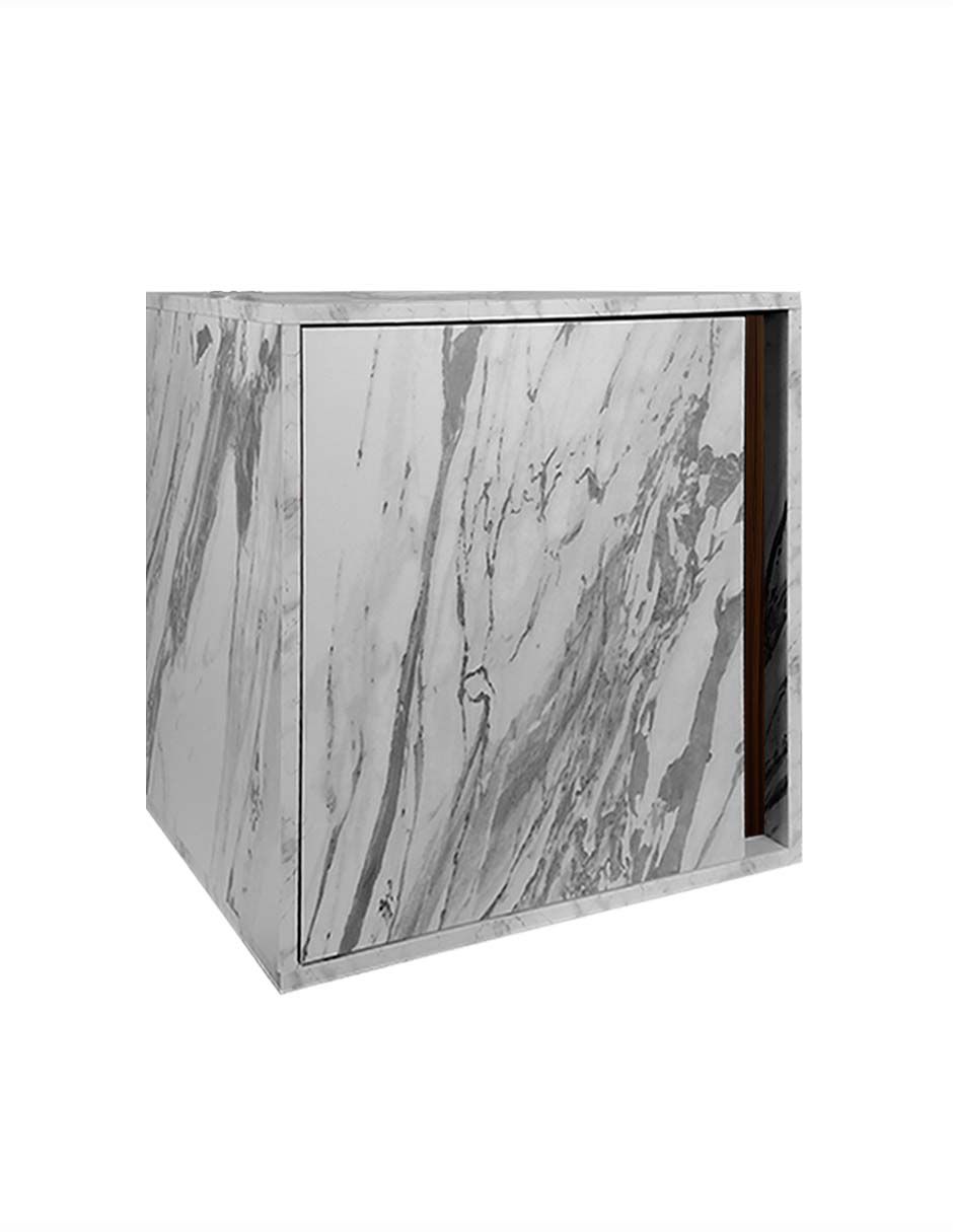 Foto 4 pulgar | Gabinete Para Baño  Minimalista Sin Ovalin Ni Llave Modelo Aaron
