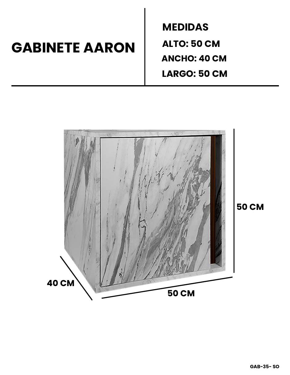 Foto 9 pulgar | Gabinete Para Baño  Minimalista Sin Ovalin Ni Llave Modelo Aaron