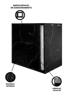 Foto 4 | Gabinete Para Baño Minimalista Sin Ovalin Ni Llave Modelo Aaron