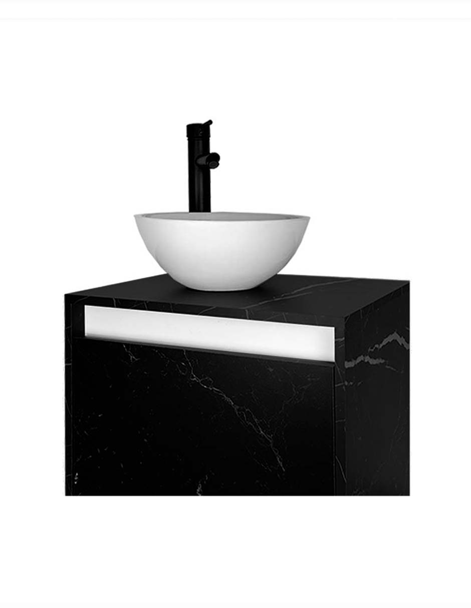 Foto 8 pulgar | Gabinete Para Baño Con Lavabo Y Llave Minimalista Modelo Phía