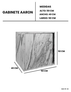 Foto 8 | Gabinete Para Baño Minimalista Sin Ovalin Ni Llave Modelo Aaron