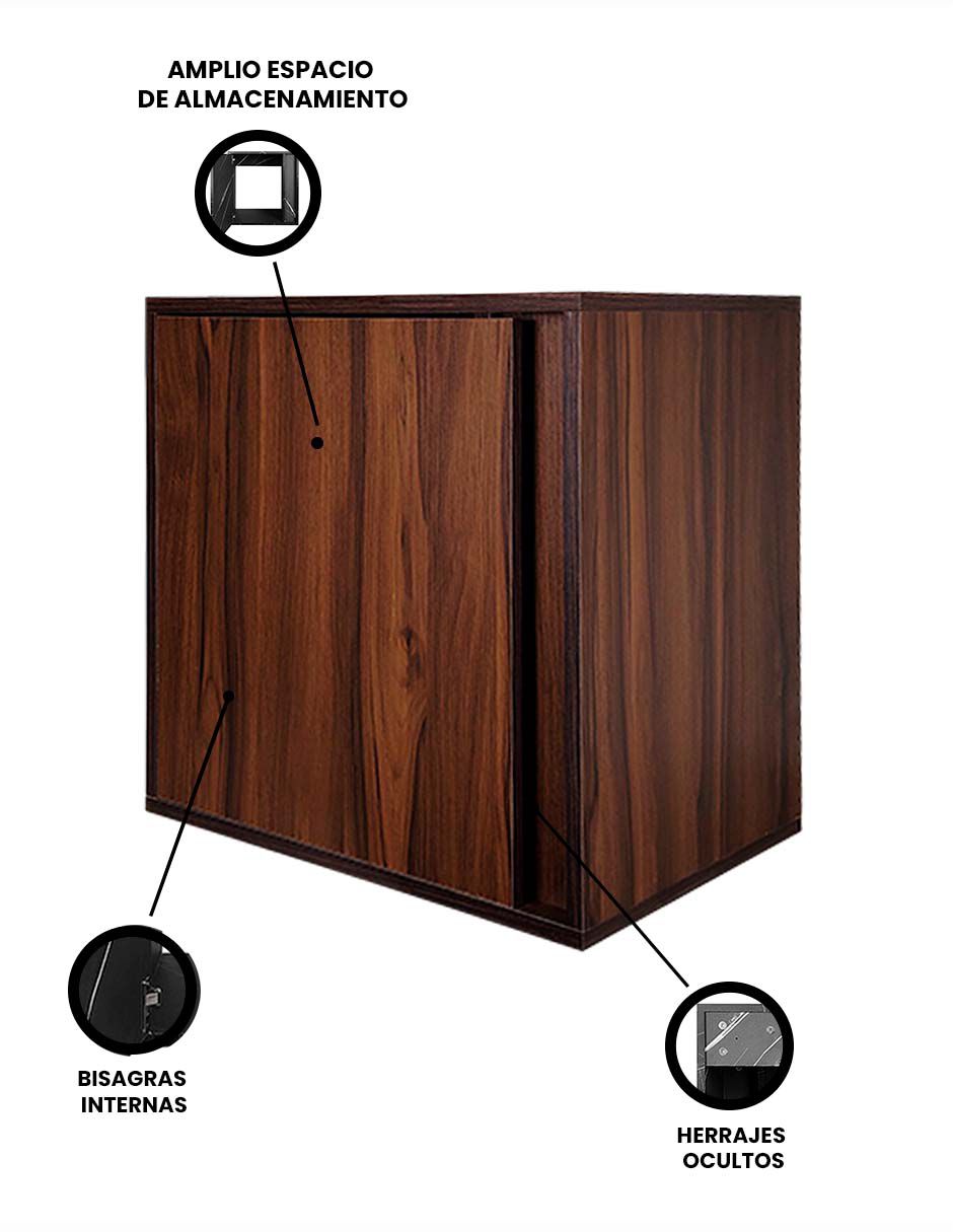 Foto 5 pulgar | Gabinete Para Baño Minimalista Sin Ovalin Ni Llave Modelo Aaron