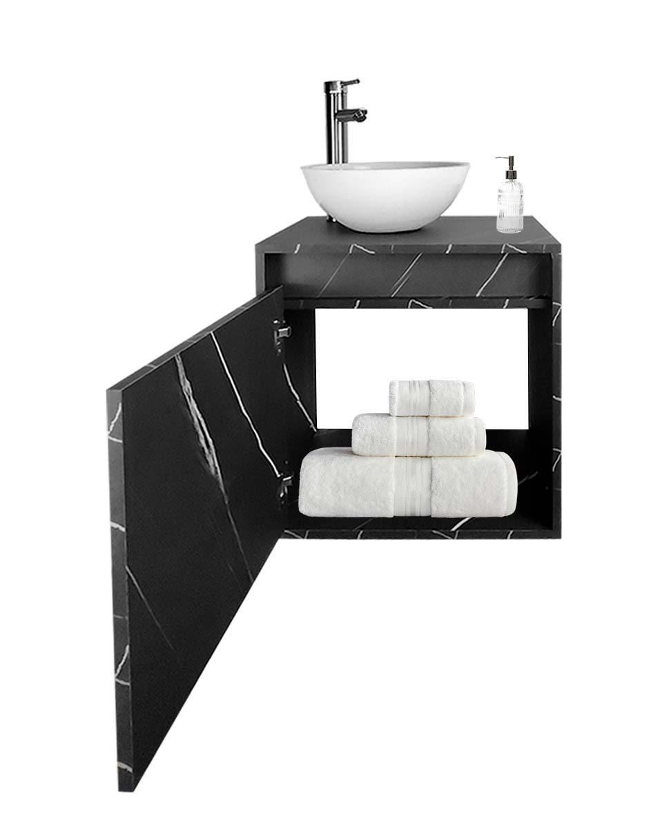 Foto 5 pulgar | Gabinete Para Baño Con Lavabo Y Llave Minimalista Modelo Phía