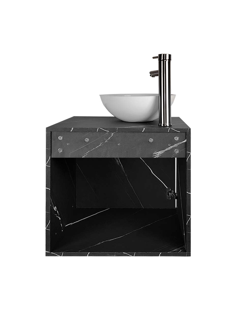 Foto 6 pulgar | Gabinete Para Baño Con Lavabo Y Llave Minimalista Modelo Phía