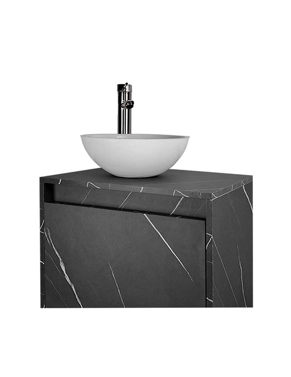 Foto 8 pulgar | Gabinete Para Baño Con Lavabo Y Llave Minimalista Modelo Phía
