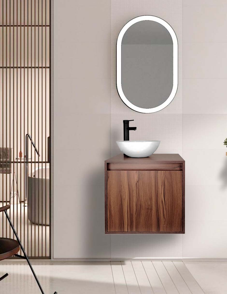 Foto 3 pulgar | Gabinete Para Baño Con Lavabo Y Llave Minimalista Modelo Phía