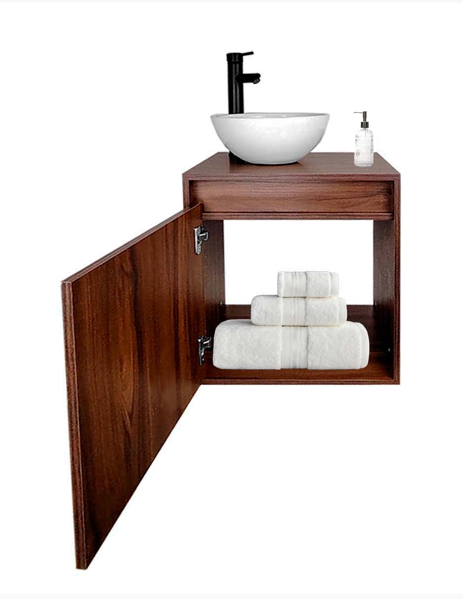 Foto 5 pulgar | Gabinete Para Baño Con Lavabo Y Llave Minimalista Modelo Phía