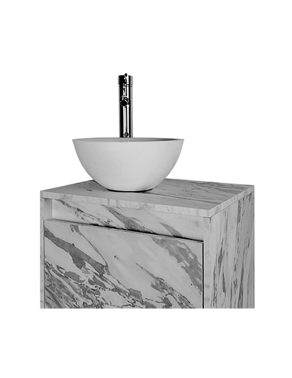 Foto 8 pulgar | Gabinete Para Baño Con Lavabo Y Llave Minimalista Modelo Phía