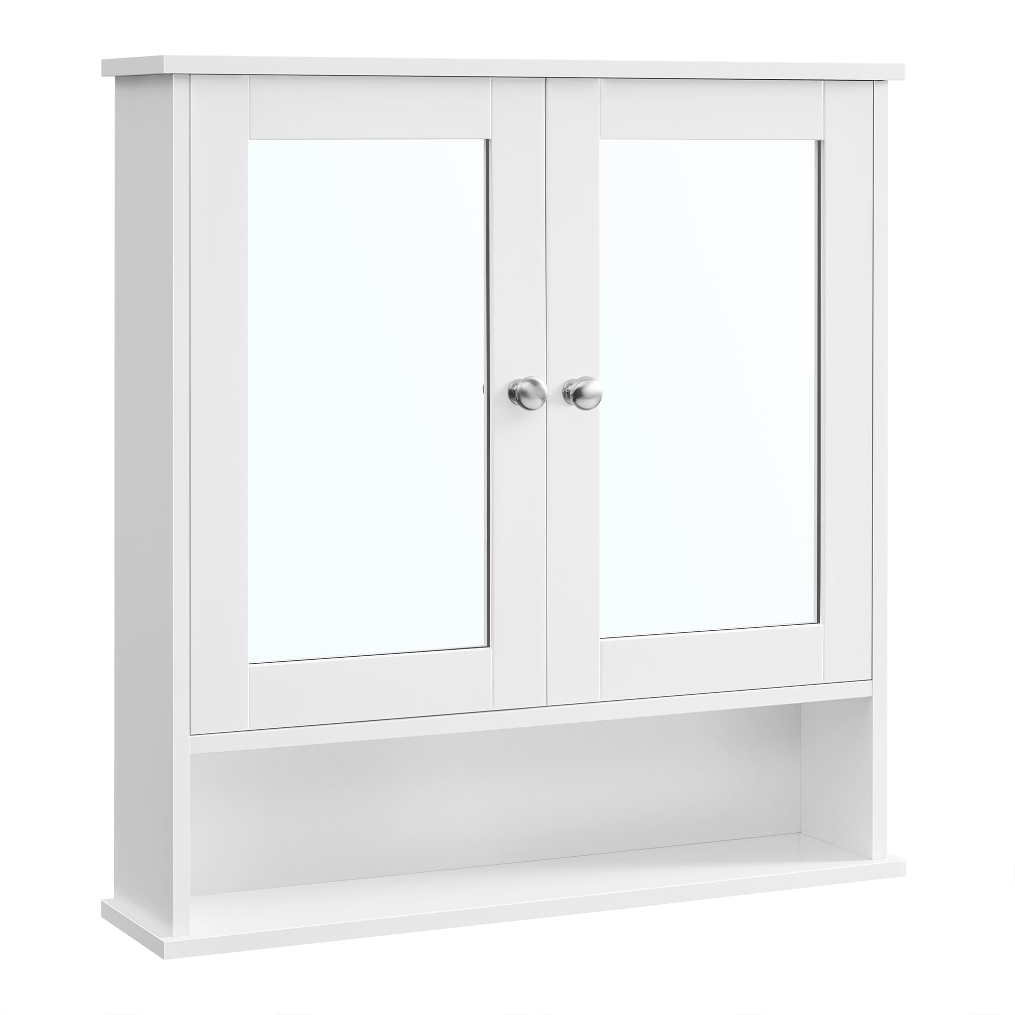 Foto 2 pulgar | Mueble de Baño Vasagle con Espejo 13 X 56,5 X 58,5 cm Blanco - Venta Internacional