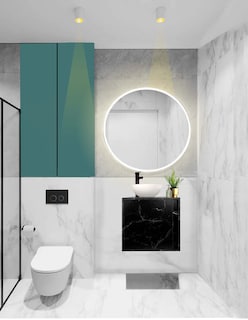 Foto 3 | Gabinete Para Baño Minimalista Sin Ovalin Ni Llave Modelo Aaron