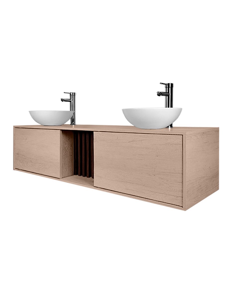 Foto 6 pulgar | Mueble Gabinete Para Baño Con Ovalin Y Monomando Dobles  Modelo Apolo