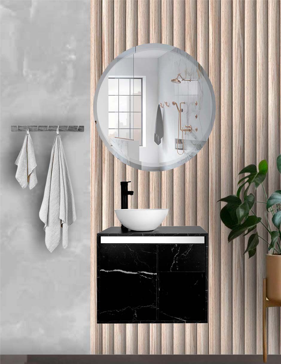 Foto 3 pulgar | Gabinete Flotante Para Baño Modelo Carina Sin Llave Ni Ovalín