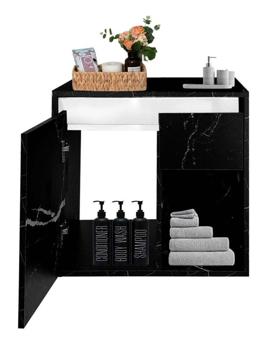Foto 5 pulgar | Gabinete Flotante Para Baño Modelo Carina Sin Llave Ni Ovalín