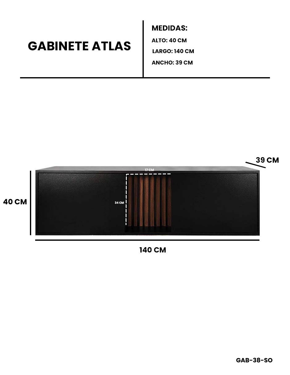 Foto 8 pulgar | Mueble Gabinete Para Baño  Sin Ovalin Ni Monomando Modelo Atlas