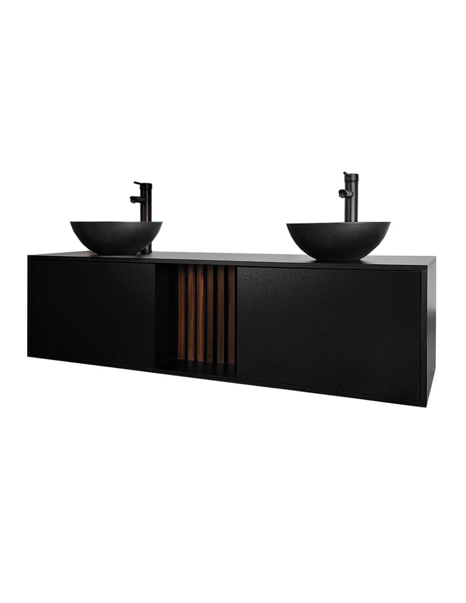 Foto 5 pulgar | Mueble Gabinete Para Baño Con Ovalin Y Monomando Dobles  Modelo Apolo