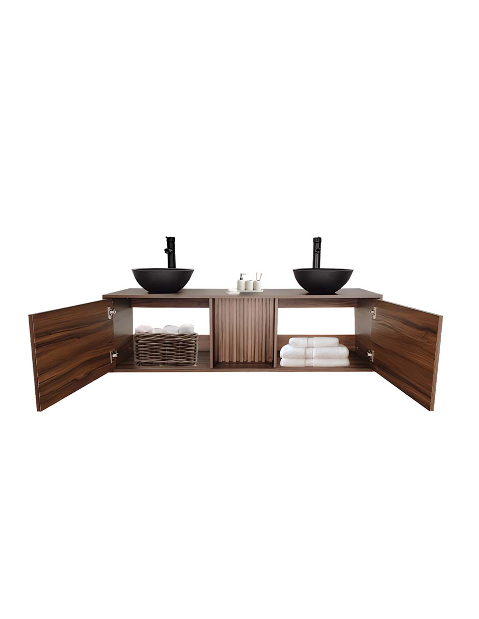 Foto 5 pulgar | Mueble Gabinete Para Baño Con Ovalin Y Monomando Dobles  Modelo Apolo