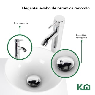 Foto 3 | Mueble Kit Para Baño Gabinete Organizador Lavamano Monomando