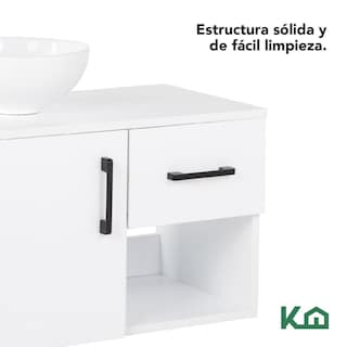 Foto 6 | Mueble Kit Para Baño Gabinete Organizador Lavamano Monomando