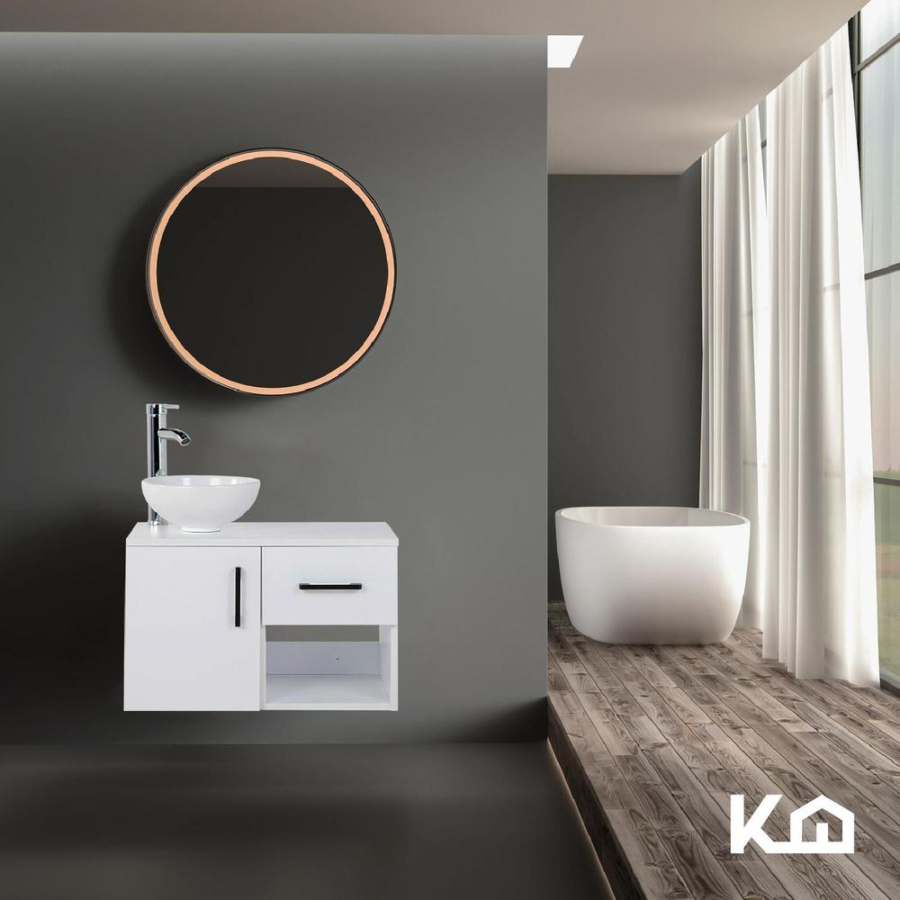Foto 9 pulgar | Mueble Kit Para Baño Gabinete Organizador Lavamano Monomando