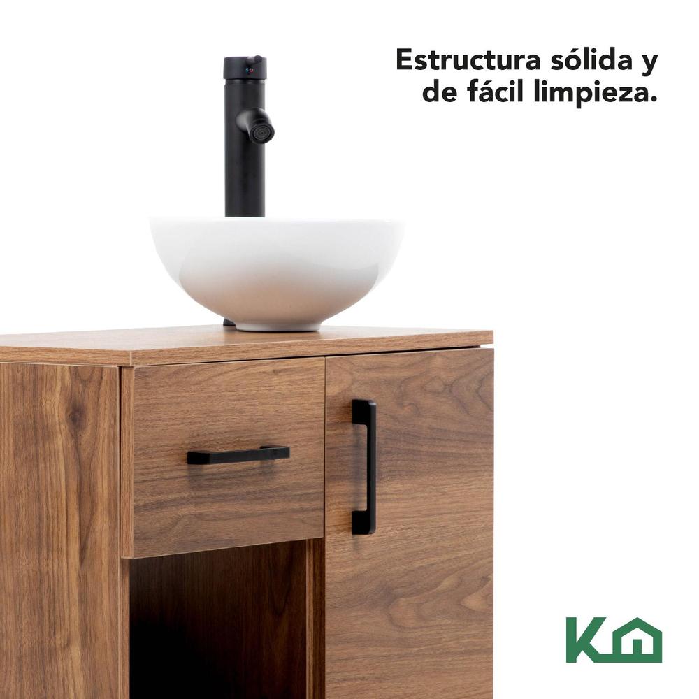 Foto 6 | Mueble Kit Para Baño Gabinete Organizador Lavamano Monomando