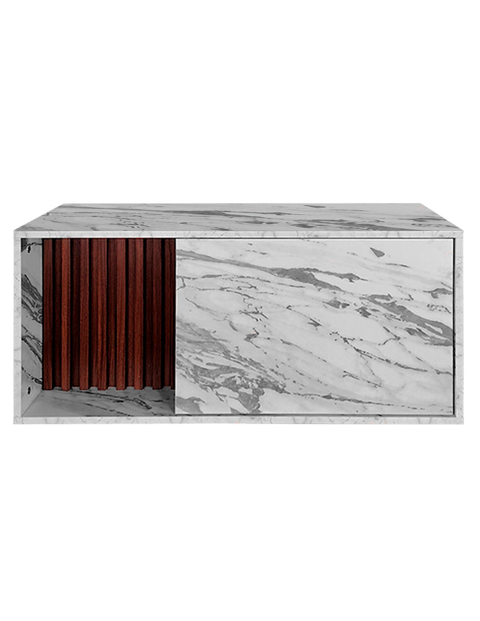 Foto 1 | Gabinete Para Lavamanos Moderno Modelo Luke, Con Detalle En Lambrin