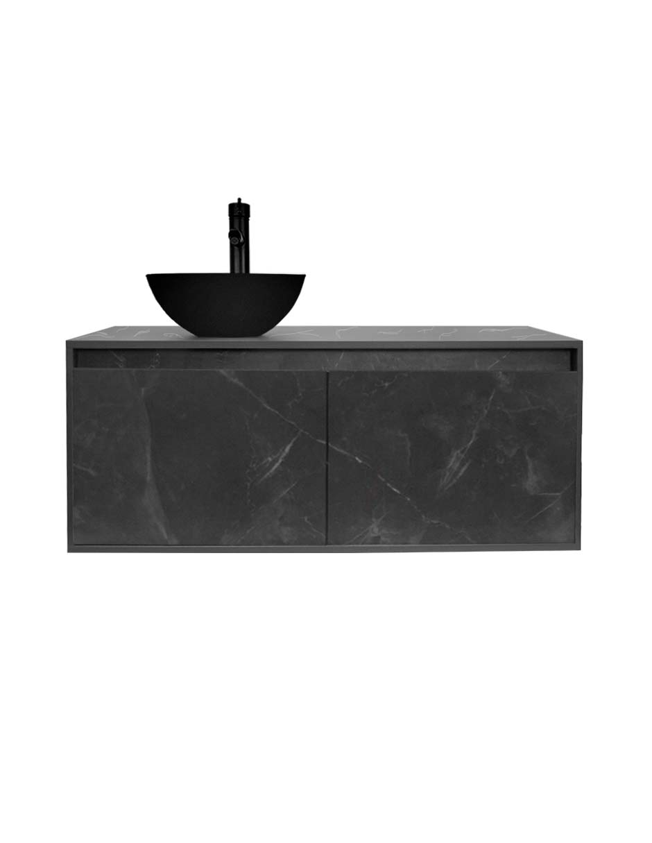 Foto 2 pulgar | Gabinete Para Baño Decomobil Con Ovalin Negro Y Monomando