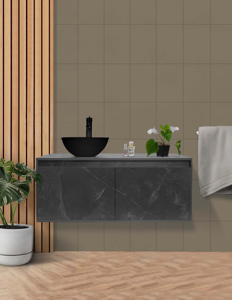 Foto 3 pulgar | Gabinete Para Baño Decomobil Con Ovalin Negro Y Monomando