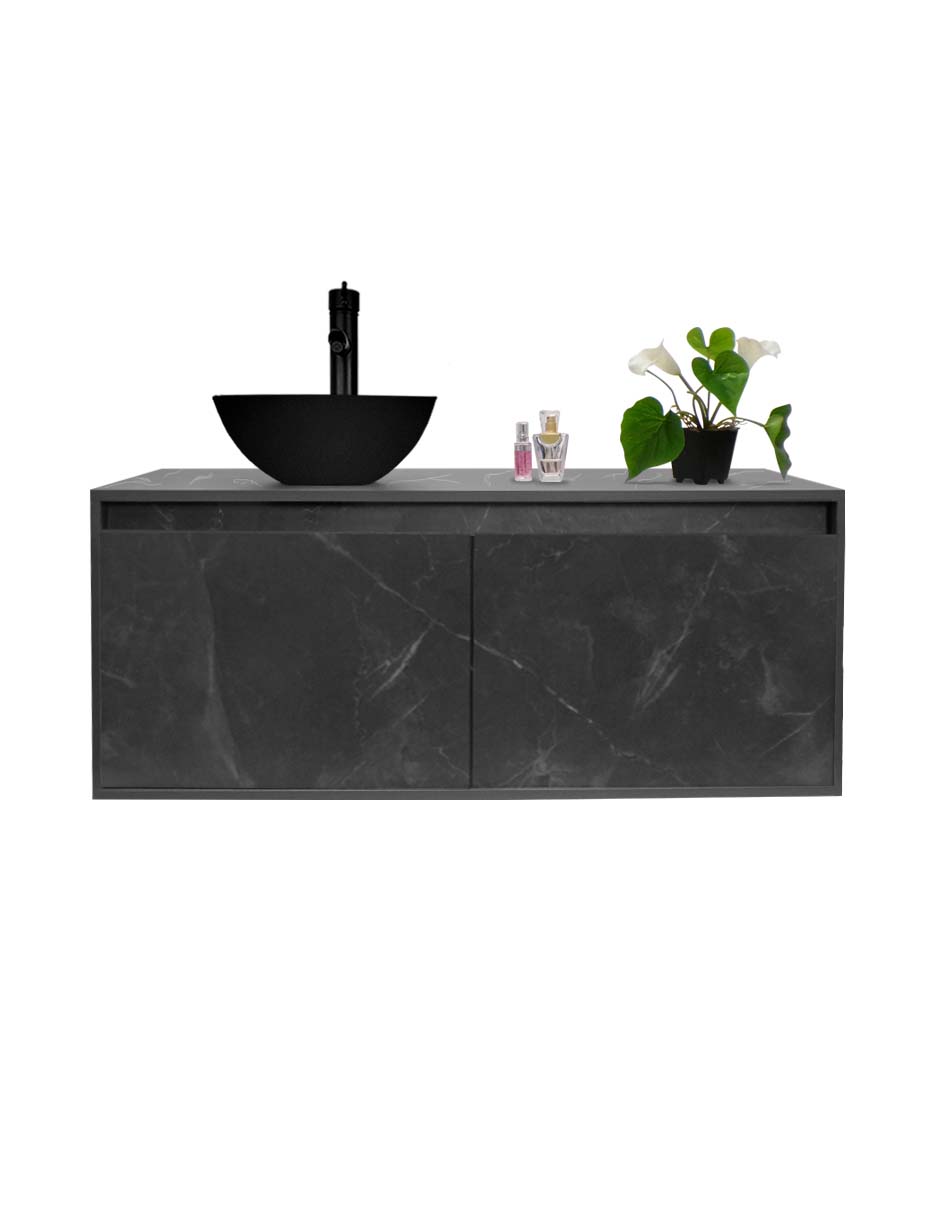 Foto 6 pulgar | Gabinete Para Baño Decomobil Con Ovalin Negro Y Monomando