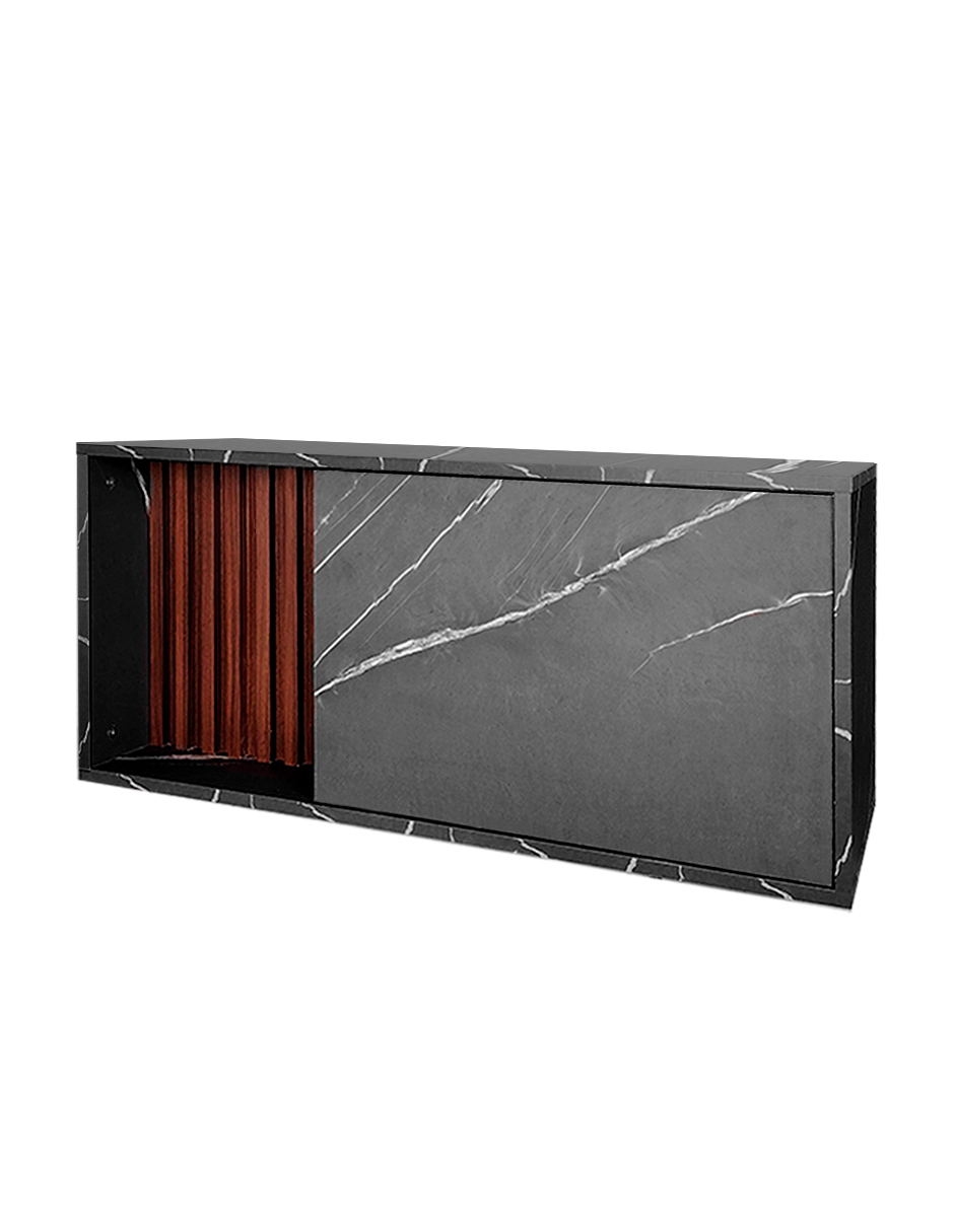 Foto 6 pulgar | Gabinete Para Lavamanos Moderno Modelo Luke, Con Detalle En Lambrin