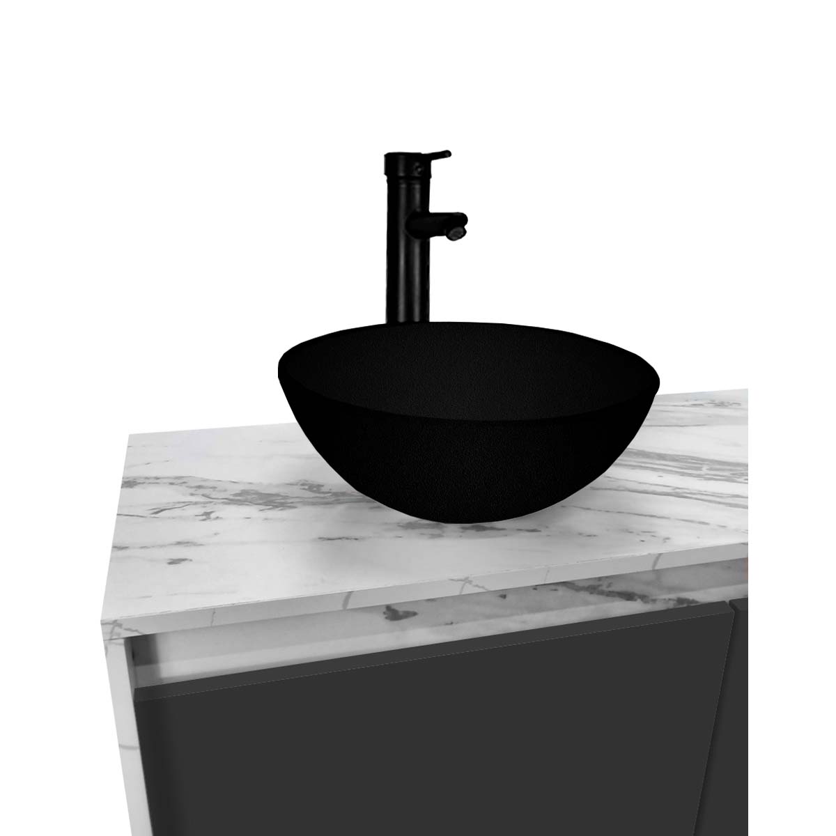 Foto 8 pulgar | Gabinete Para Baño Con Ovalin Negro Y Monomando Modelo Provenzal