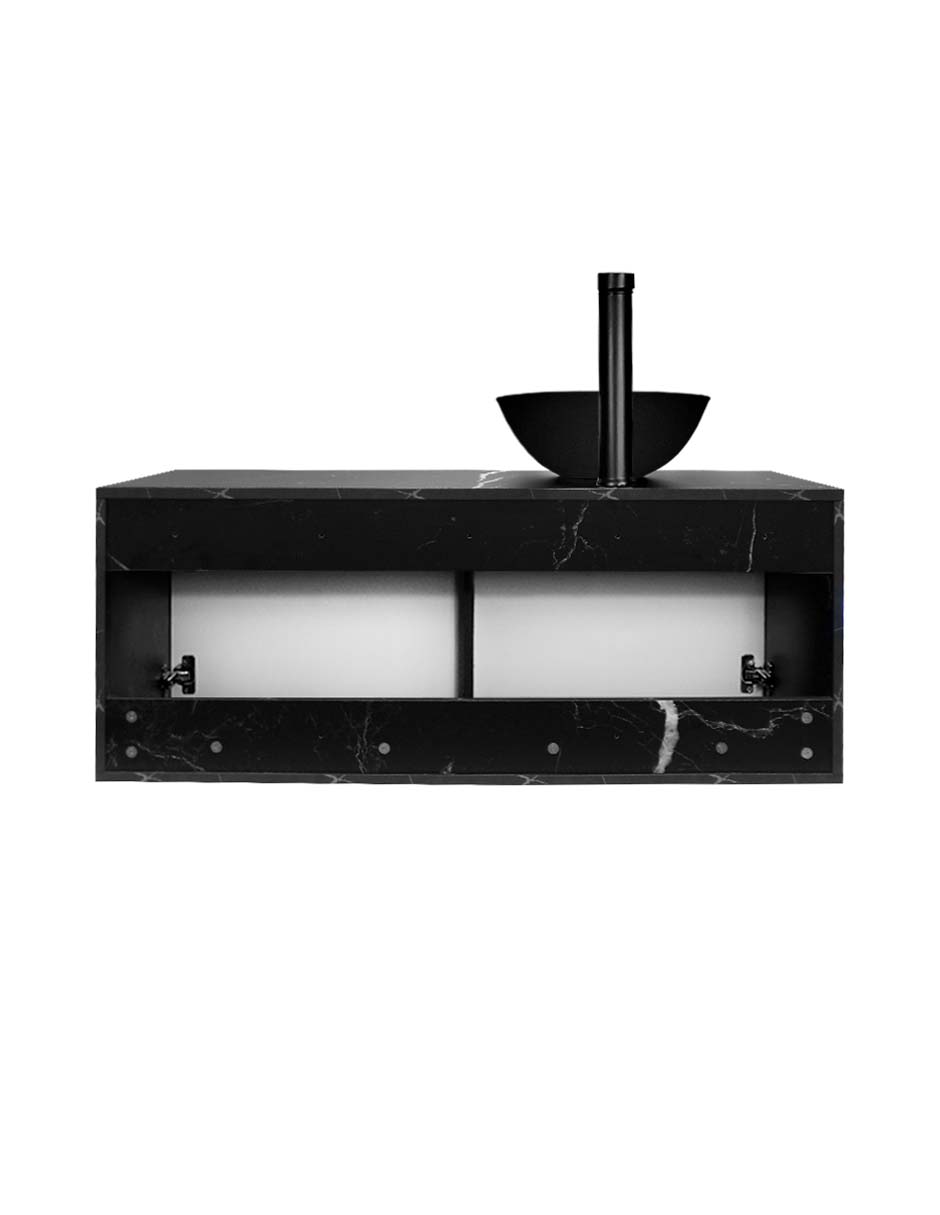Foto 5 pulgar | Gabinete Flotante Para Baño Con Lavabo, Su Diseño Marmoleado Único, Elegante, Hará Que Tu Cuarto De Baño Lu